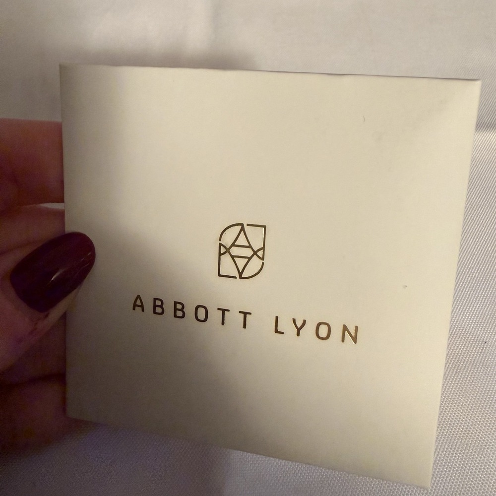 Abbott Lyon "S" Bubble Initial Pendant Charm Gold With Crystals New With Tags — image 5 of 6